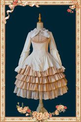Infanta - Waltz - Classic Lolita JSK Tiered Dress with Bunny Ear Blouse