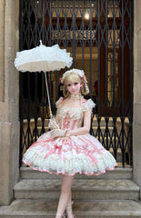 Sugar Girl - Dream Whisper Butterfly - Ballet-Inspired Sweet Lolita JSK Dress