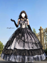 Xingweimian - Medea's Kiss - Halloween Gothic Lolita JSK Embossing Bridal Dress