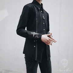 Arca et Ovis - Bat Wings - Gothic Lolita Blouse Ouji Fashion Lolita Shirt Long Sleeve