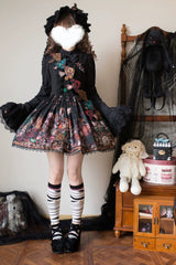 Frozen in time - Rabbit Kingdom - Gothic Lolita JSK Suit Printed Lolita Dress