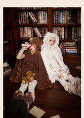 Tan Tuan - Rabbit & Bear - Winter Kawaii Lolita Cape and Shorts