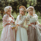 Miss Point - The Sally Gardens - Fish Bone High Waist Lolita Skirt