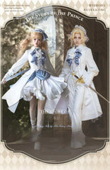 Forest Fluorescent Carps - Crumbling Skeleton - Ouji Lolita Vest Fishbone Embroidery Prince Pants Suits