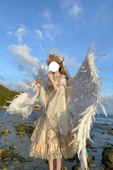 Lingxi Lolita - Greek Style Vintage Handmade Bead Lolita Dress