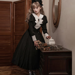 Letters from Unknown Star - Collection box - Spring Black Lolita OP