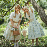 Miss Point - Customized Vintage Sweet Elegant Rose Skirt