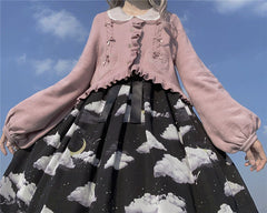 Dark Star Island - Sugar Frost - Sweet Lolita Cardigan Knit Embroidered Sweater