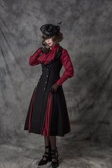 Vancy - Drunken Dreams - Vintage Lolita Dress Mutton Sleeve Shirt