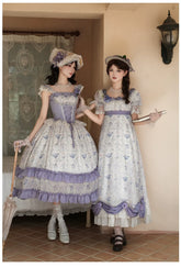 With PUJI - Iris Secret - Twins Lolita Summer Dress, Empire OP, Bodice JSK