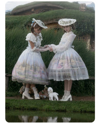 Summer Fairy - IP Collab Sweet Lolita Jumper Dress Flutter Sleeves OP