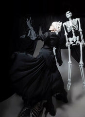 Caged Bird Hotel - Bone Theater - Halloween Gothic Lolita Fashion Shirt Skirt