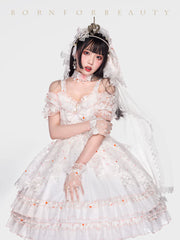 Youpairui - Bucharest - Calssic Lolita Jumper Dress Set