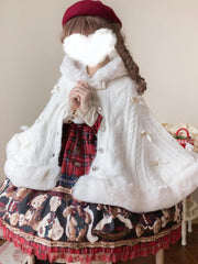 MIST - Sweet Bliss - Sweet Lolita Cape Winter Lolita Sweater Coat