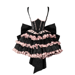 OCELOT - Blackberry Love Song - Black Pink Lolita Skirt Lolita Cake Skirt