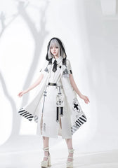 Princess Chronicles - Dry sea and Ashlar - Ouji Lolita White Cloak Set