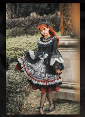 Alice in Wonderland - Undead Rider - Gothic Lolita OP Dress Winter Princess Sleeve Dress