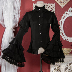 Ocelot - Gothic Lolita Halloween Bat Blouse