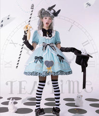 Confession Balloon - Alice in Wonderland - IP Collab Sweet Lolita OP Dress and KC