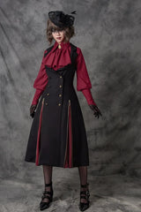 Vancy - Drunken Dreams - Vintage Lolita Dress Mutton Sleeve Shirt