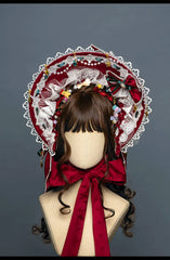 Youpairui - Leicester - Elegant Lolita Red Christmas Headdress