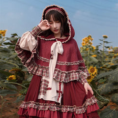 With PUJI - Little Red Riding Hood - Pastoral Lolita OP Fullset