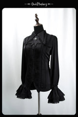 DuskProphecy - Coccyx - Elegant Lolita Shirt Tailored Cut Blouse