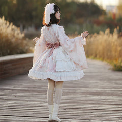 With PUJI - Xiaochunrihe - Wa Lolita OP Dress