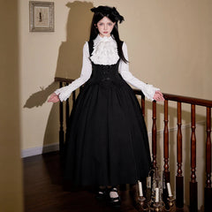 With PUJI - Silent Whisper - Classic Lolita Bust-supporting Long Dress, Shirt