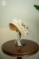 Miss Point - Forest Lolita Small Straw Hat Clip KC Accessory