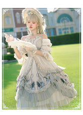 YingLuoFu - Rose Girl - Lolita Tea Party Wedding OP Dress