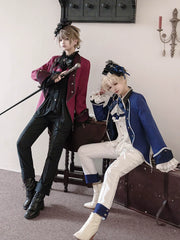 CastleToo - Coffin of Pilgrimage - Ouji Lolita Shirt Pants Suit Medieval European Prince Suit