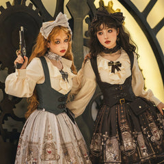 Miss Point - Demon Hunting Notes - Elegant Lolita Blouse Ruffled Collar