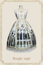 Knight night - The Saint Priest - Stained Glass·Sain Lolita Jumper Dress