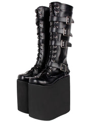 Angelic imprint - Customized Gothic Lolita Shoes Punk Boots 20CM Platform