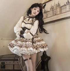 Sakurahime - Time Sand Rear - Punk Lolita OP Cute Daily Lolita Dress