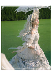 YingLuoFu - Rose Girl - Lolita Tea Party Wedding OP Dress