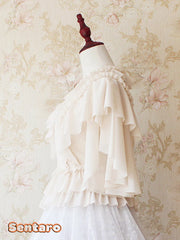 Sentaro - Butter - V Neckline Middle Sleeve Lolita Blouse