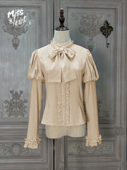 Miss Point - Classical Chocolate - Classic Lolita Blouse Customized Reteo Lolita Shirt