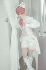 Immortal Thorn - Night of Swordsmanship - Ouji Lolita Long Coat Male Lolita Sleeveless Coat