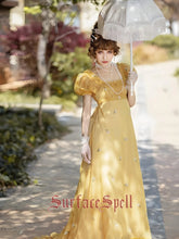 Surface Spell - Spring Rendezvous - Vintage Lolita OP Dress Embroidered Empire Waist Dress