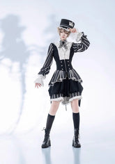 Princess Chronicles - Fancy Trick - Ouji Lolita Long Sleeve Shirt Vintage Shorts Suit