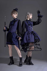 CastleToo - Evil Twins - Ouji Lolita Dress Lolita Vest Shirt Shorts Skirt Set