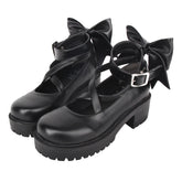 Angelic Imprint - Punk Lolita Black Platform Shoes