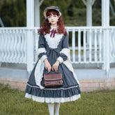 Miss point - Rose Silhouette - Vintage Classic Lolita OP
