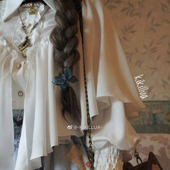 VTGDOLL - World War II love letter - Elegant Lolita Shirt and Lolita Painted SK