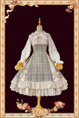 Infanta - Memoirs of Backlight - Elegant Plaid Lolita JSK Dress