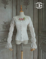 Miss Point - Elizabeth Meow - Classic Lolita Blouse Lotus Root Sleeve Lolita Shirt
