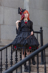 Infanta - Witch's Apprentice - Gothic Lolita Split Type Black Suit