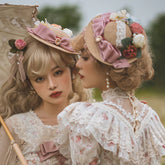 Miss Point - Woody Rose - Elegant Flower Lolita Hat